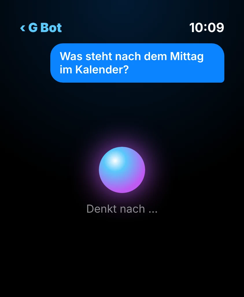 G Bot – Denkt nach