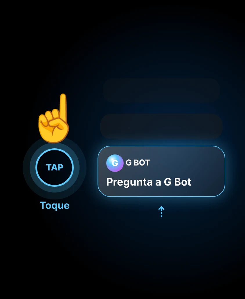 G Bot – Gesto de toque