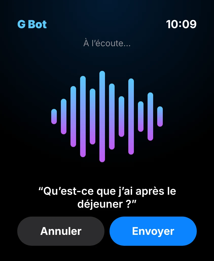 G Bot – Écoute