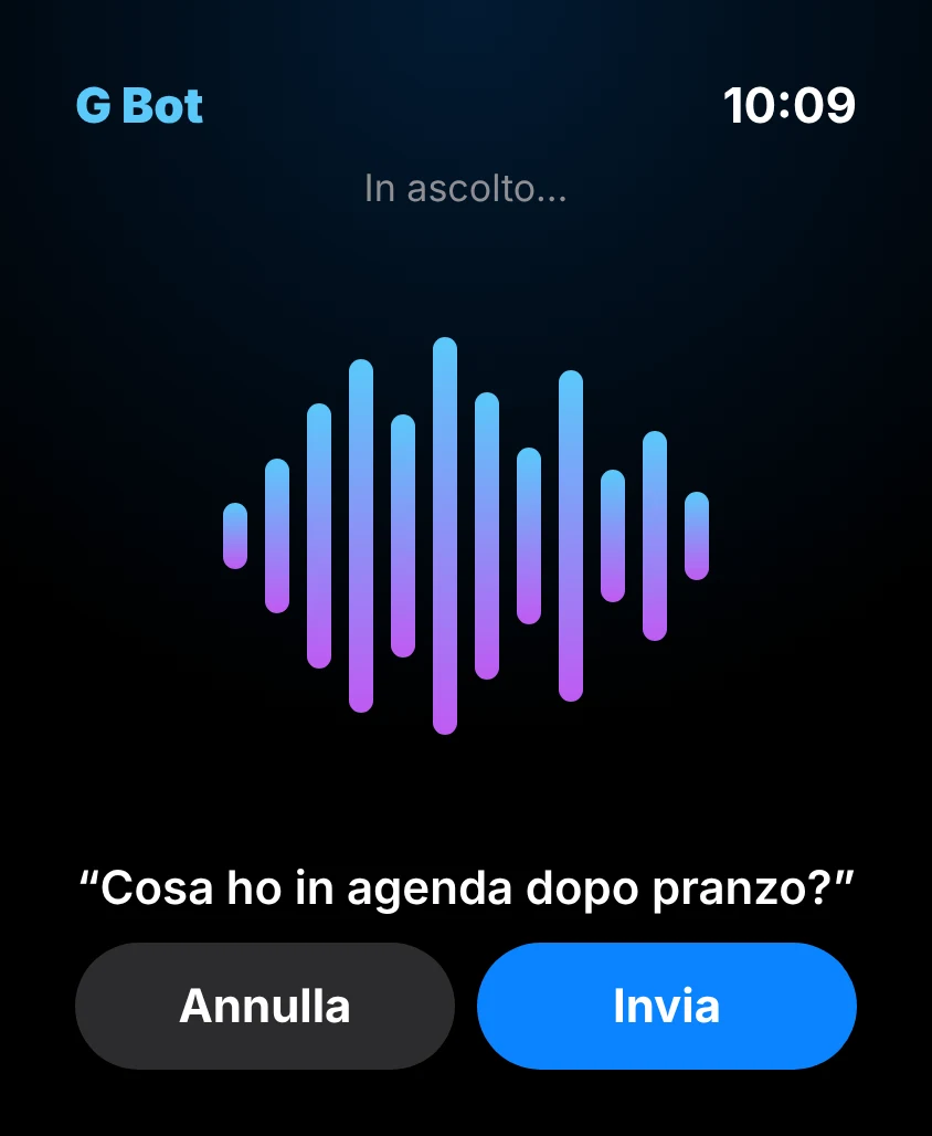 G Bot – Ascolto