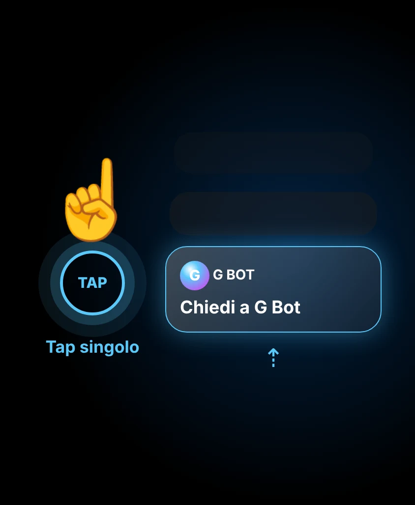 G Bot – Gesto a tap singolo