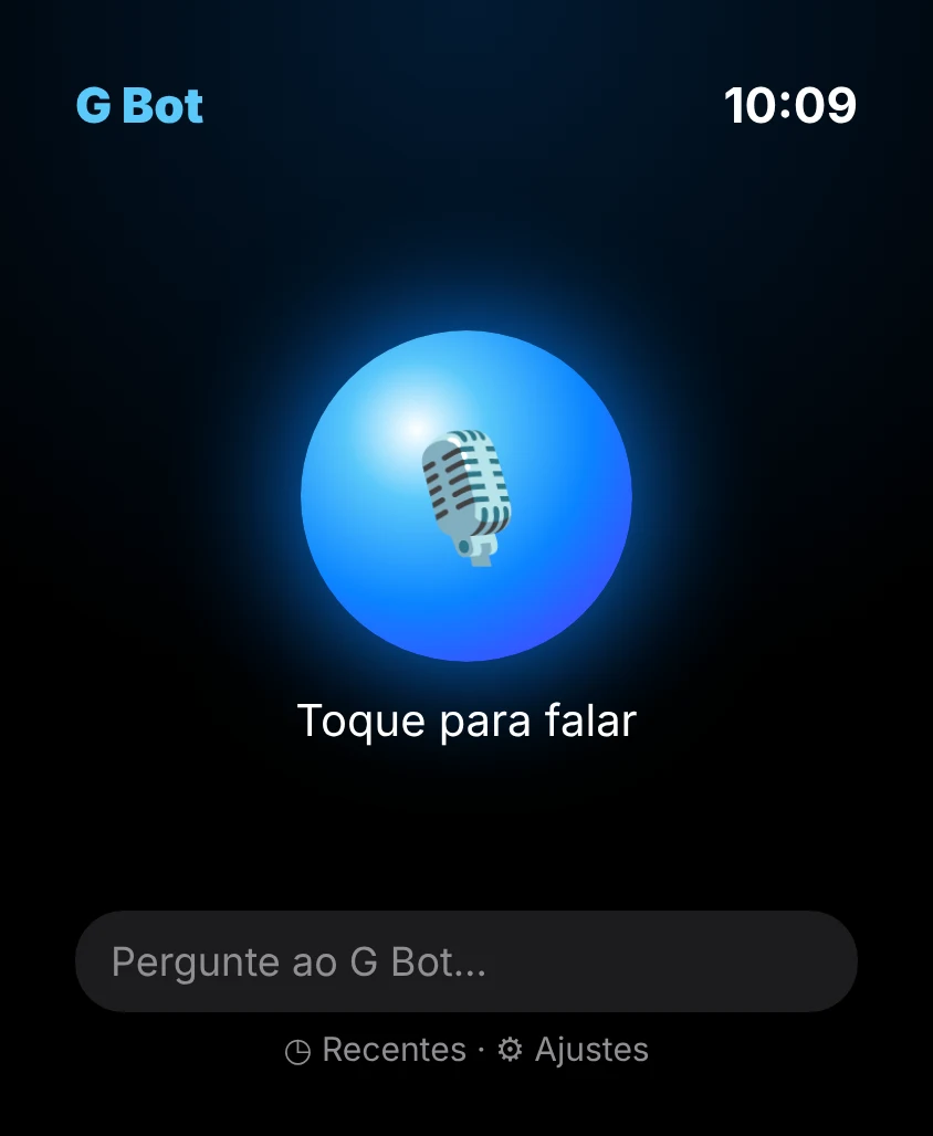 G Bot – Início / Perguntar